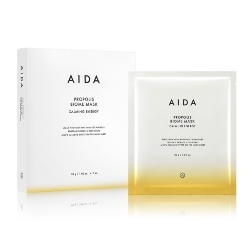 (1+1) AIDA Propolis Calming Ampoule Mask 5pcs